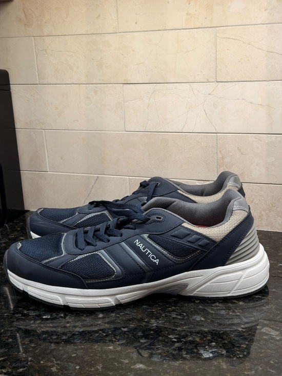 Nautica Men\'s Athletic Running Sneakers - Navy & Grey main image 8